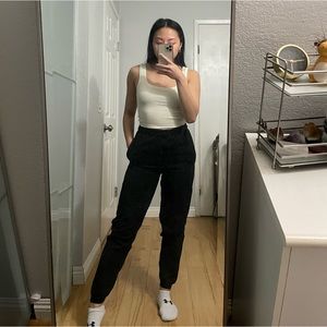 NIKE BLACK TEXTURED JOGGERS